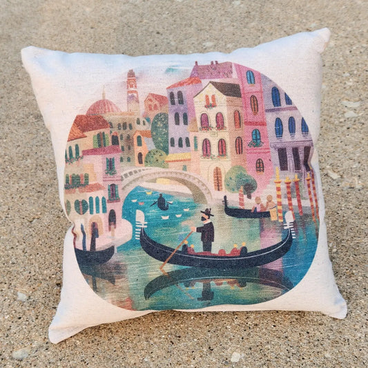 Favorite Places Tiny Pillow-Venice
