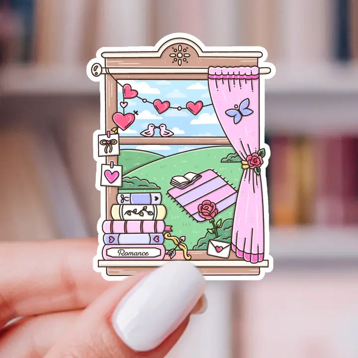 Window Into Romance Sticker