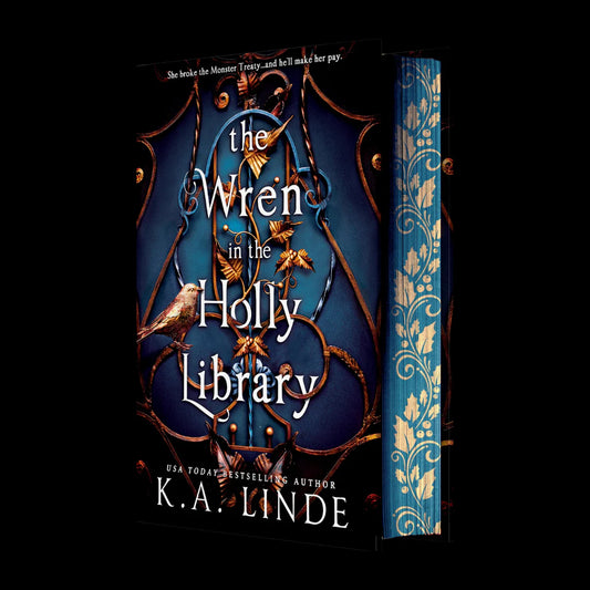 THE WREN IN THE HOLLY LIBRARY by K.A. Linde (New)