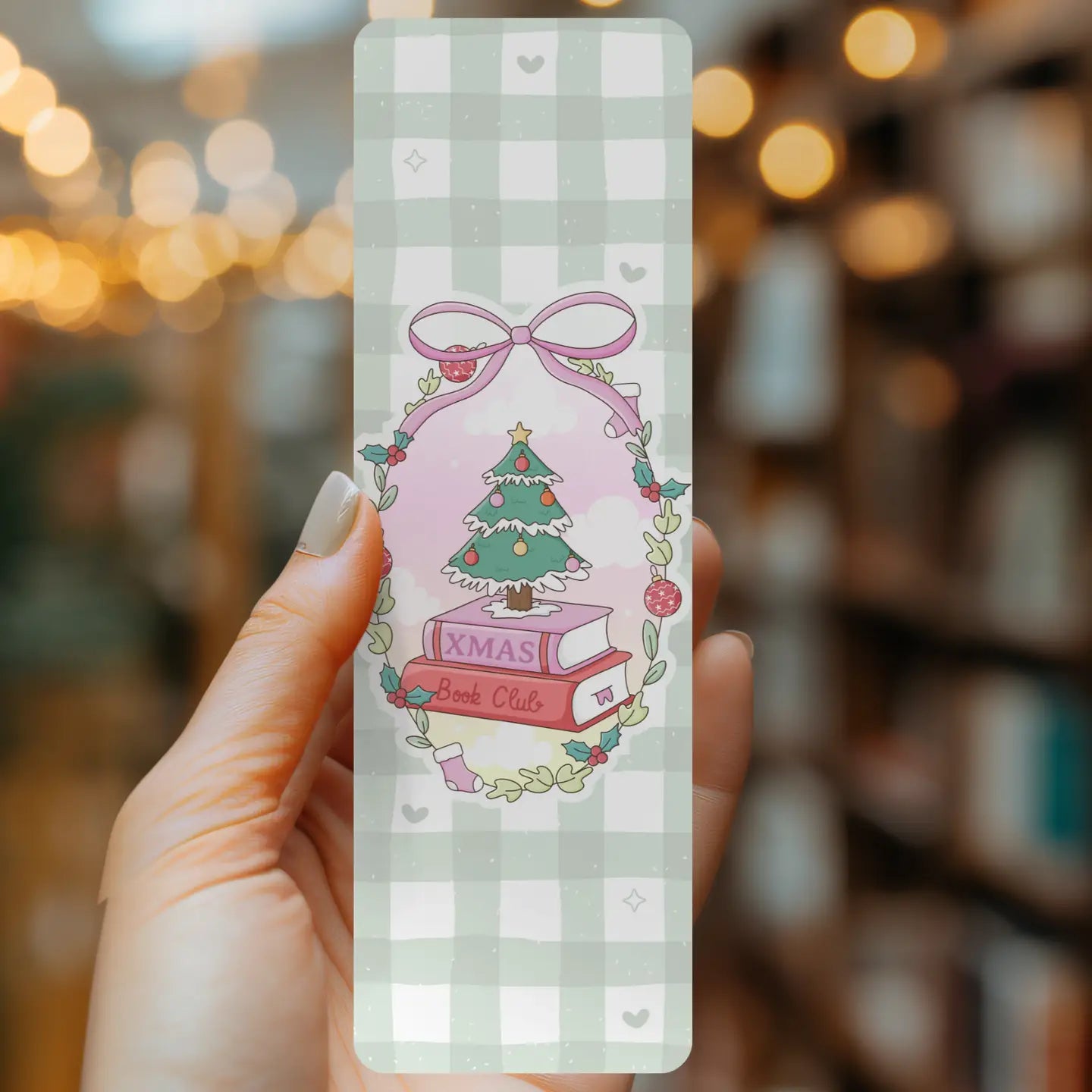 Xmas Book Club Bookmark